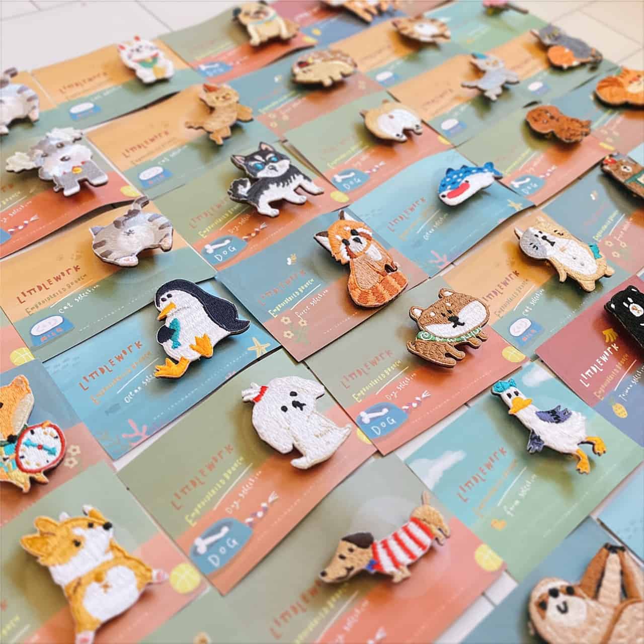 刺繡別針_圖片提供／Littdlework