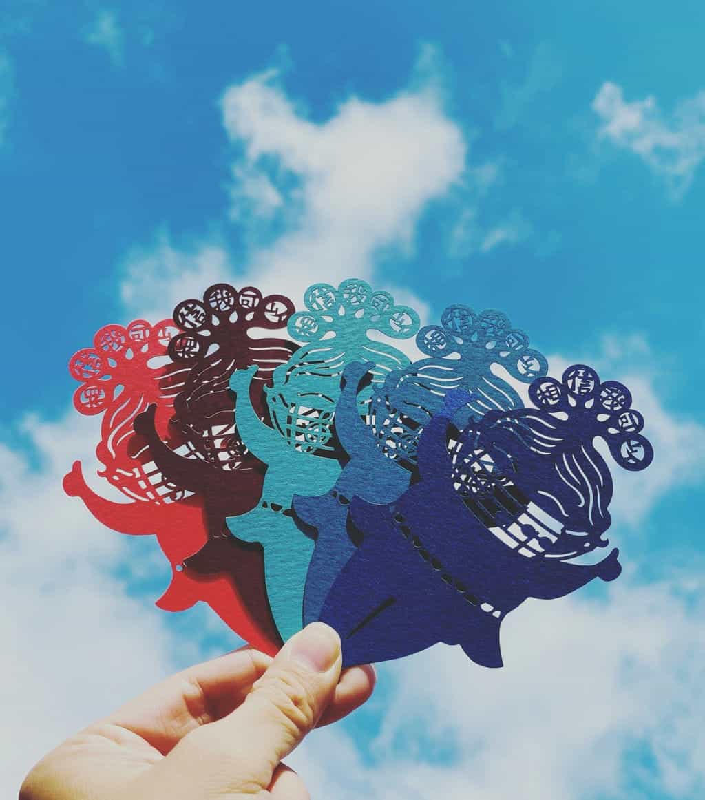 吉剪-花-papercutflower