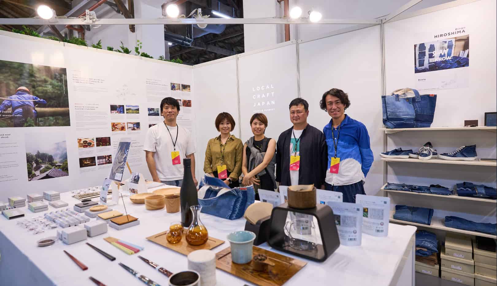 日本參展者多品牌合併陳列